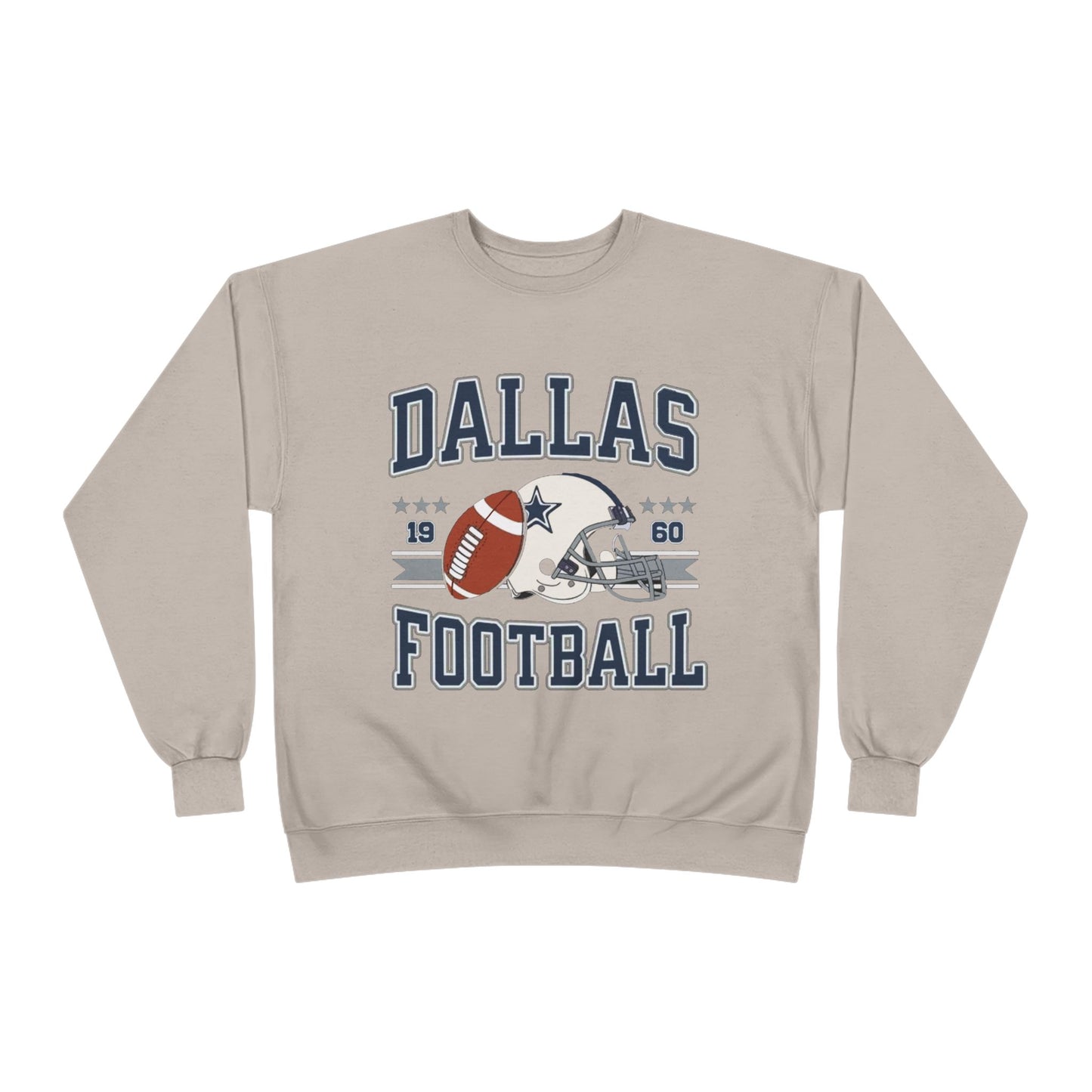 Dallas Football Unisex EcoSmart® Crewneck Sweatshirt, Perfect Gift for Sports Fans, Game Day Outfit, Christmas Gift, Fan Apparel