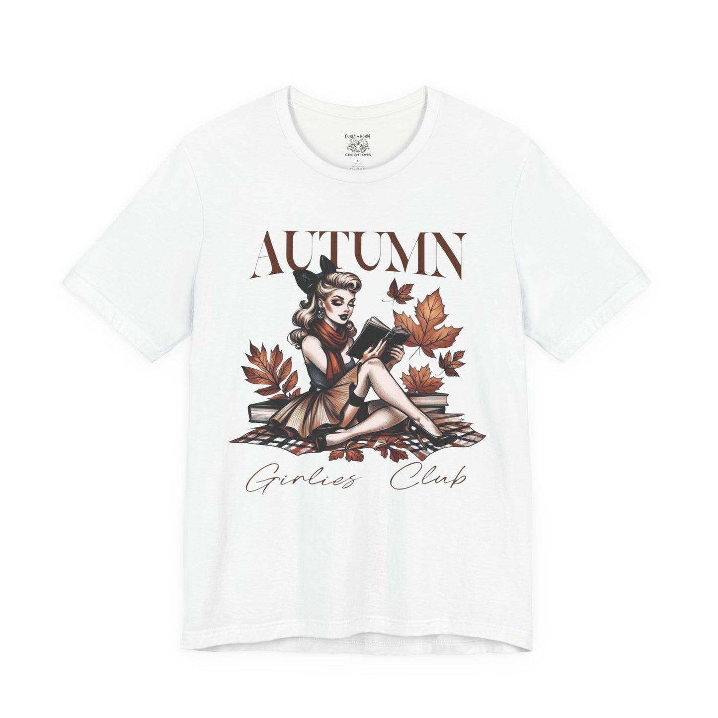Autumn Girls Club Tee, Cozy Fall Fashion, Graphic T-Shirt