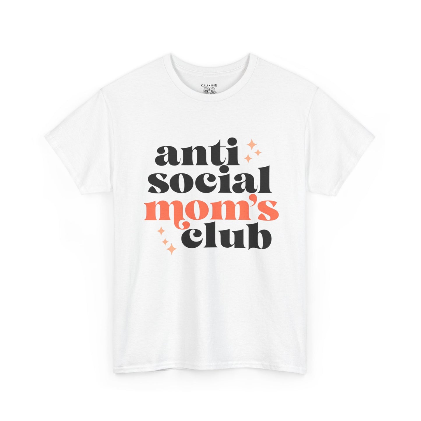 Anti-Social Moms Club Tee - Trendy Unisex Heavy Cotton Shirt for Moms, Perfect Gift for Mother's Day, Casual Wear, Funny Mom Shirt, [...]