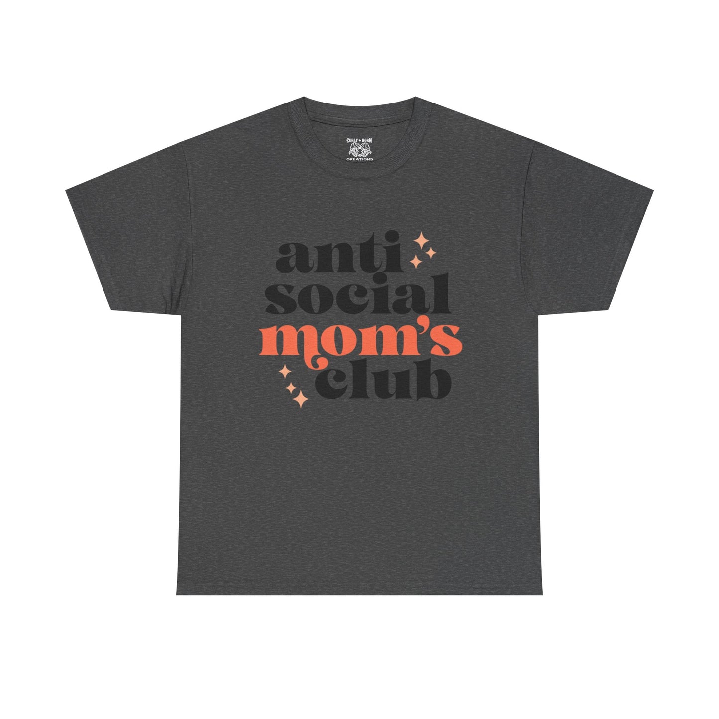 Anti-Social Moms Club Tee - Trendy Unisex Heavy Cotton Shirt for Moms, Perfect Gift for Mother's Day, Casual Wear, Funny Mom Shirt, [...]
