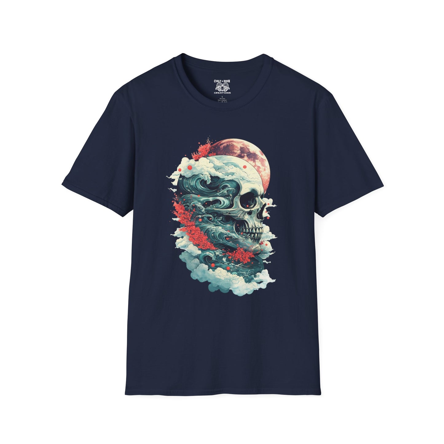 Gothic Skull Graphic T-Shirt, Casual Tee, Unisex Apparel, Streetwear, Halloween Clothing, Unique Gift