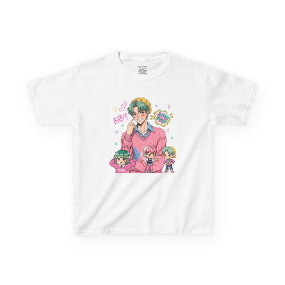 Kids Graphic Tee with Baby Saja, Baby Shirt, Cartoon T-Shirt, Anime Kids Tee, Gift for Children, Fun Everyday Wear