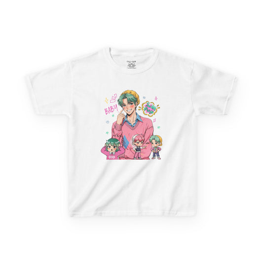 Kids Graphic Tee with Baby Saja, Baby Shirt, Cartoon T-Shirt, Anime Kids Tee, Gift for Children, Fun Everyday Wear