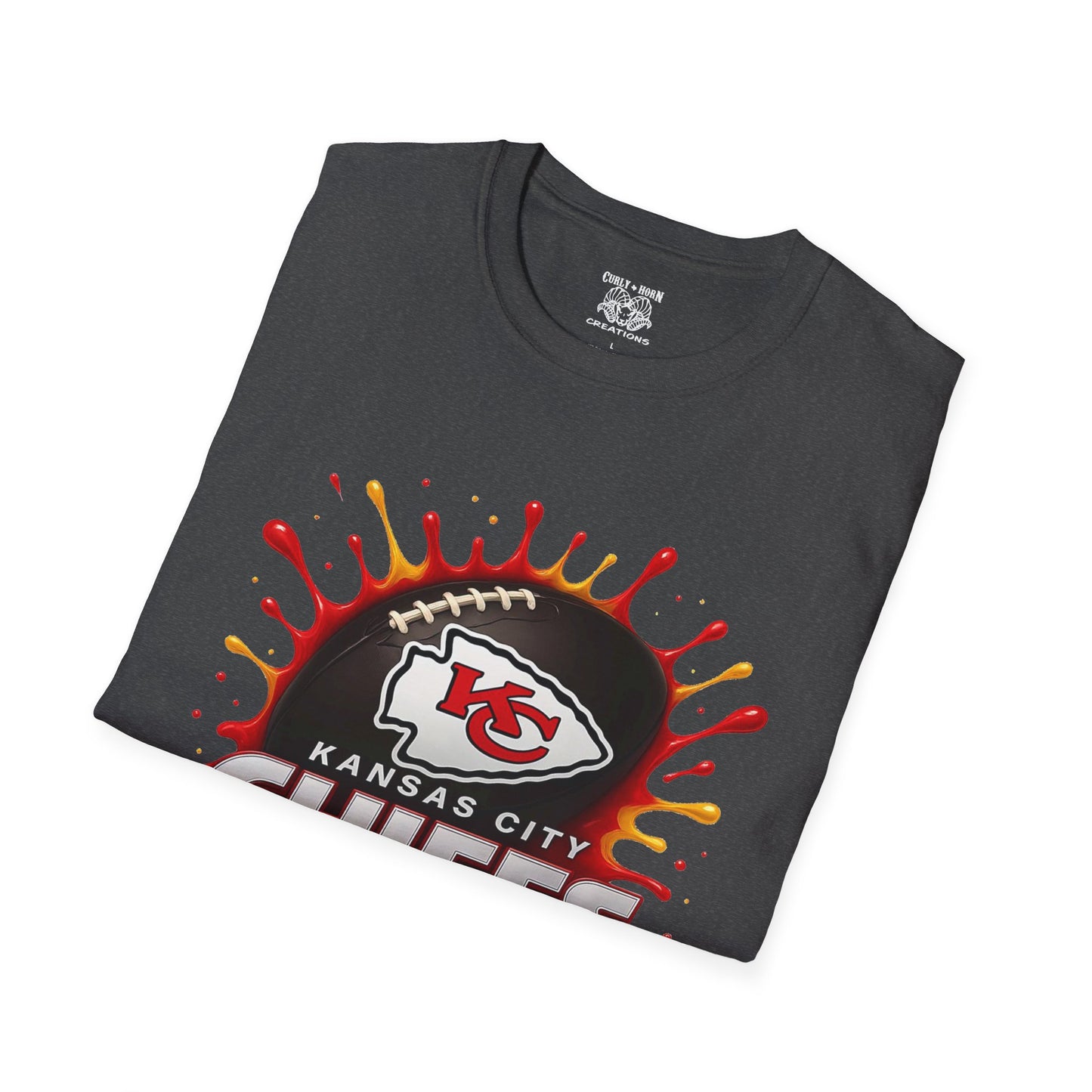 Kansas City Chiefs Softstyle T-Shirt, Unisex Team Tee, Football Fan Apparel, Game Day Shirt, Sports Merchandise