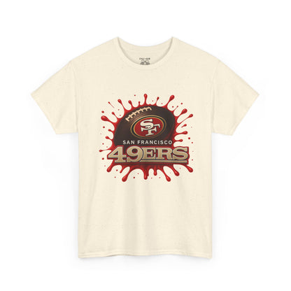 San Francisco 49ers Heavy Cotton Tee, Casual Sportswear, Game Day Outfit, Fan Apparel, Unique Gift for Sports Lovers
