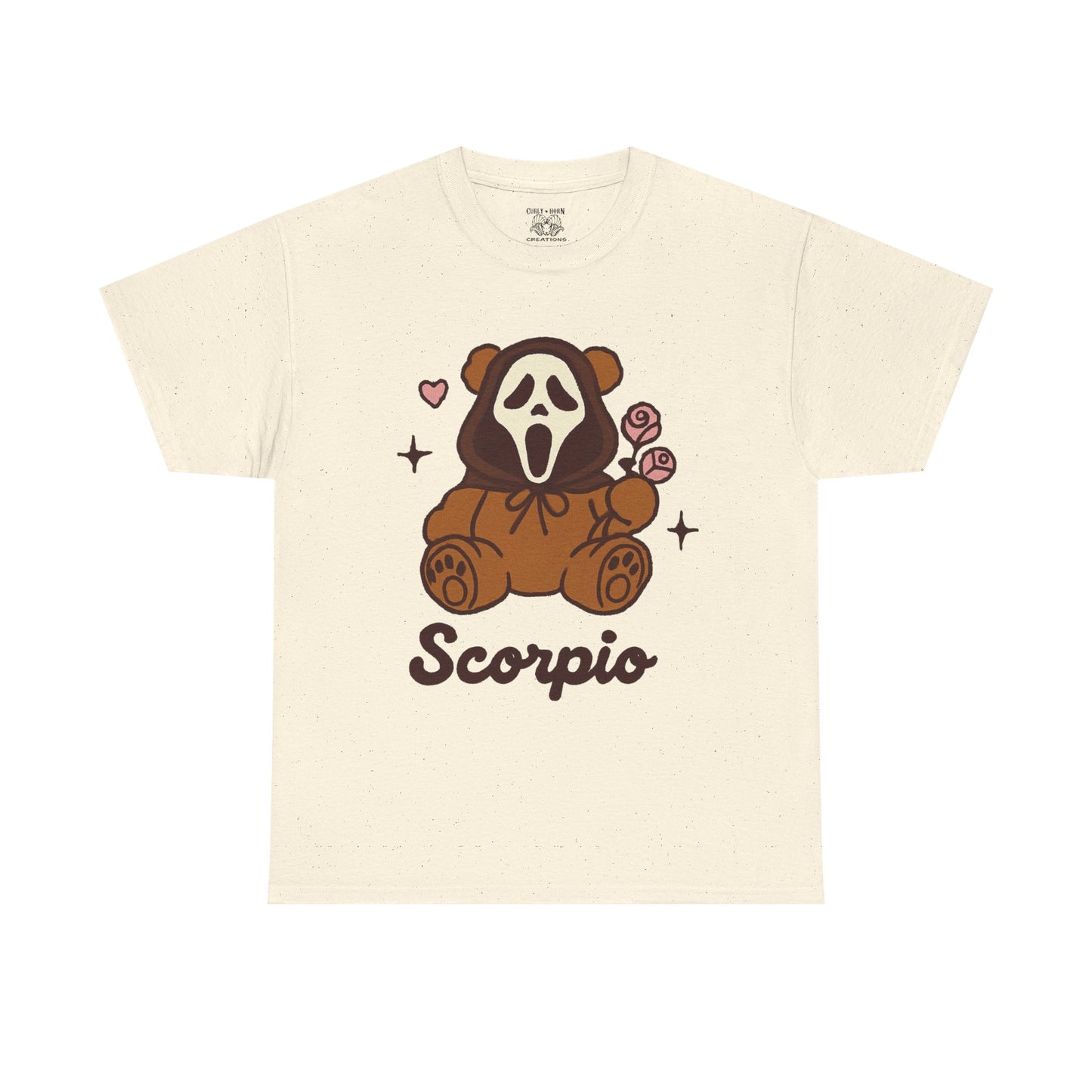 Scorpio Ghost Bear T-Shirt | Unisex Heavy Cotton Tee, Cute Gift for Scorpio, Halloween Shirt, Casual Wear, Graphic Tee, Unique [...]