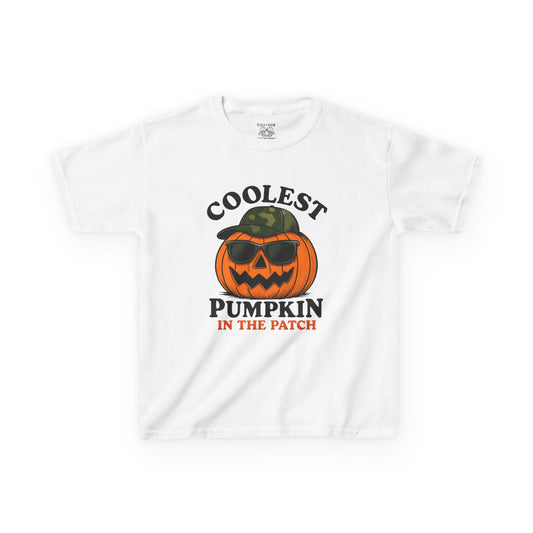 Coolest Pumpkin in the Patch Kids Tee | Halloween T-Shirt, Fall Apparel, Kids Clothing, Pumpkin Shirt, Fun Halloween Gift