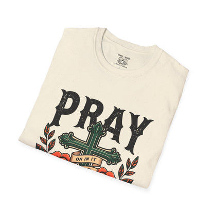 Pray Over It T-Shirt, Motivational Tee, Faith-Based Apparel, Religious Gift, Comfort Wear, Everyday Style