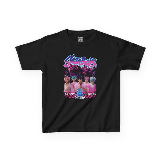 K-Pop Kids Tee, Graphic Tee for Trendy Youth, Birthday Gift, Fun Party Wear, Music Lovers, Youth Fashion