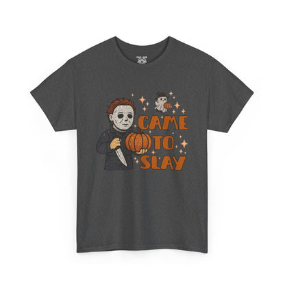 Came to Slay Unisex Tee, Halloween T-Shirt, Spooky Season Apparel, Trick-or-Treat Shirt, Horror Movie Merch, Fall Fashion