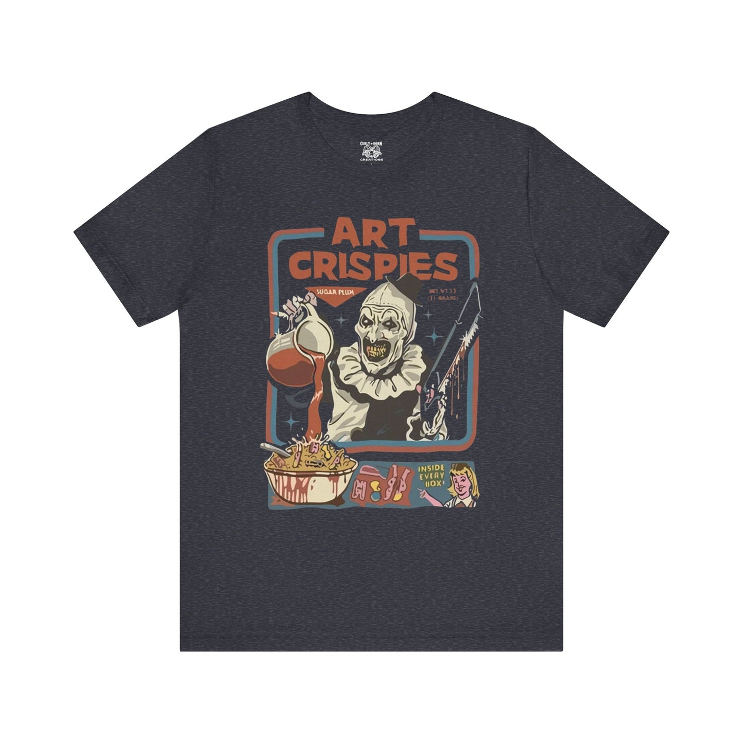 Art Crispies Unisex Tee - Fun Graphic Shirt, Gift for Art Lovers, Casual Wear, Halloween Costume, Unique Apparel