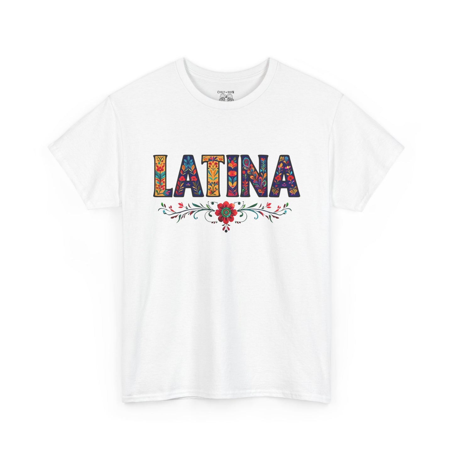 Latina Pride Tee | Unisex Heavy Cotton T-Shirt for Everyday Wear, Hispanic Heritage Month, Gifts