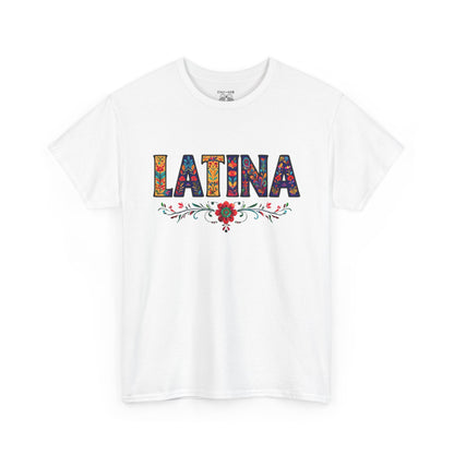 Latina Pride Tee | Unisex Heavy Cotton T-Shirt for Everyday Wear, Hispanic Heritage Month, Gifts