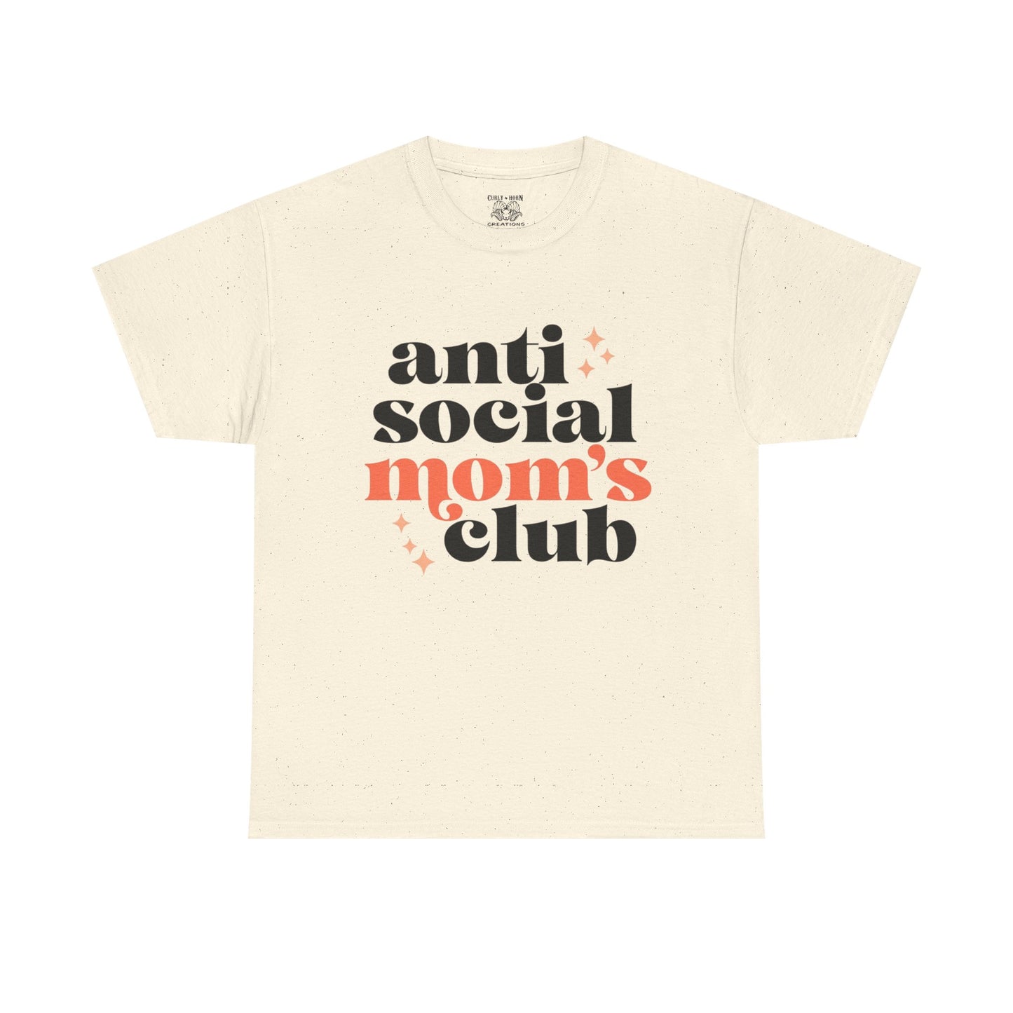 Anti-Social Moms Club Tee - Trendy Unisex Heavy Cotton Shirt for Moms, Perfect Gift for Mother's Day, Casual Wear, Funny Mom Shirt, [...]