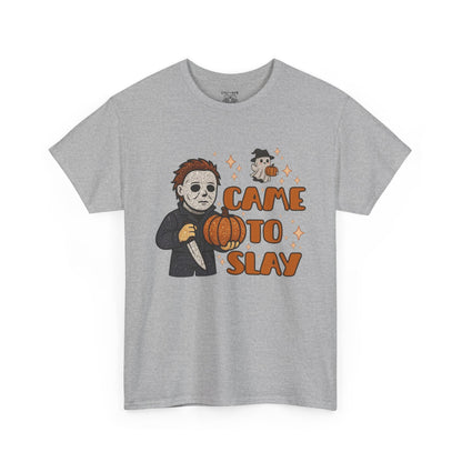 Came to Slay Unisex Tee, Halloween T-Shirt, Spooky Season Apparel, Trick-or-Treat Shirt, Horror Movie Merch, Fall Fashion