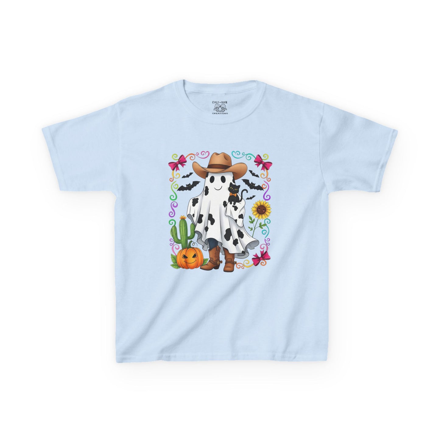 Ghost Halloween Kids Tee, Fun Halloween Shirt, Ghost Costume T-Shirt, Cute Fall Outfit, Kids Spooky Apparel