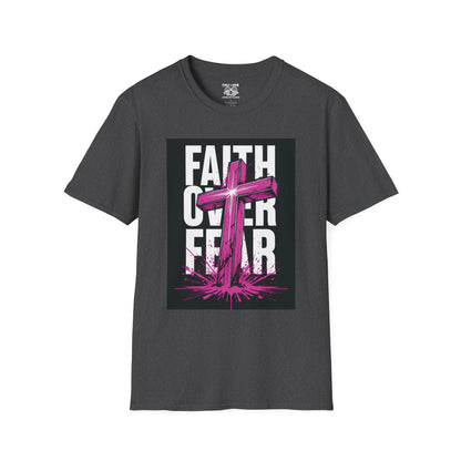 Faith Over Fear Inspirational T-Shirt, Unisex Tee, Spiritual Gift, Christian Apparel, Motivational Graphic Shirt