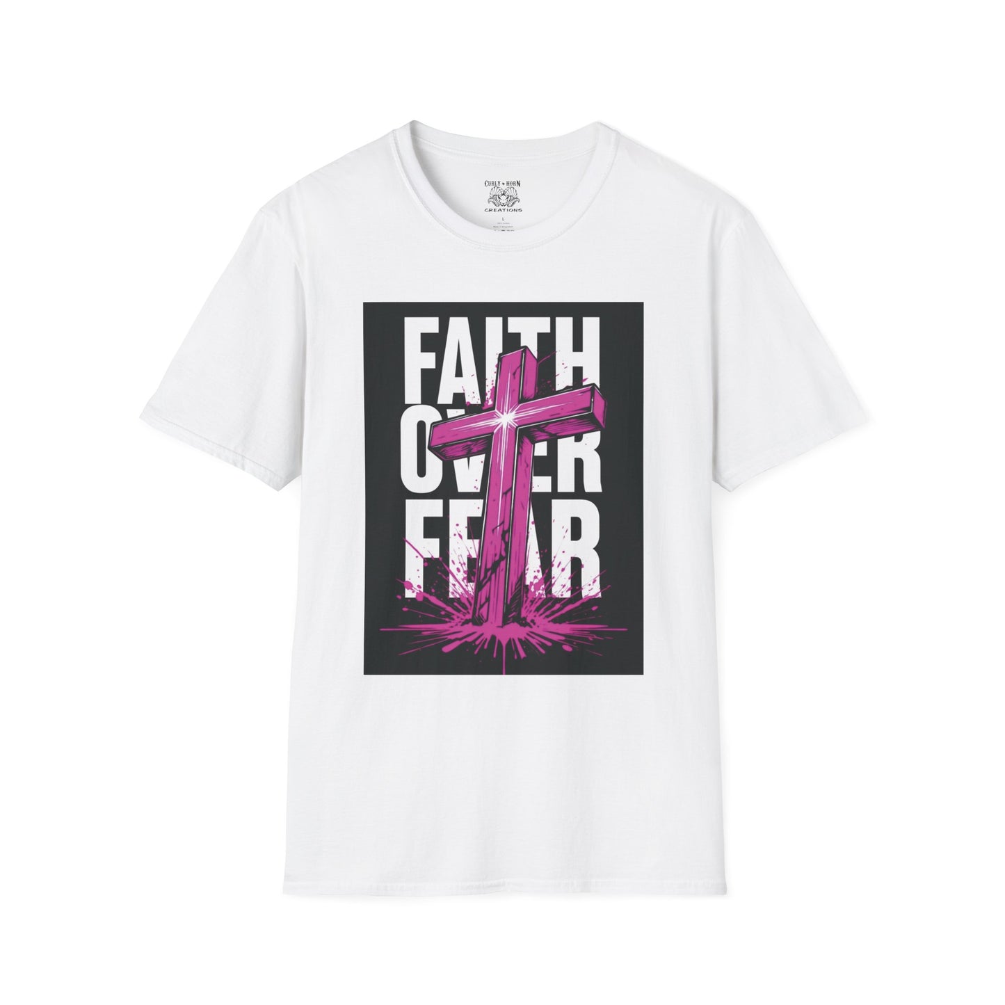 Faith Over Fear Inspirational T-Shirt, Unisex Tee, Spiritual Gift, Christian Apparel, Motivational Graphic Shirt