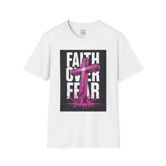 Faith Over Fear Inspirational T-Shirt, Unisex Tee, Spiritual Gift, Christian Apparel, Motivational Graphic Shirt