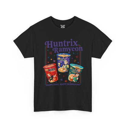 Huntrix Demon Hunter Unisex Heavy Cotton Tee, Fun Casual Wear, Perfect for Food Lovers, Gift for Friends, Anime Lovers Tee
