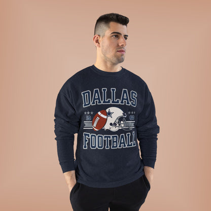 Dallas Football Unisex EcoSmart® Crewneck Sweatshirt, Perfect Gift for Sports Fans, Game Day Outfit, Christmas Gift, Fan Apparel