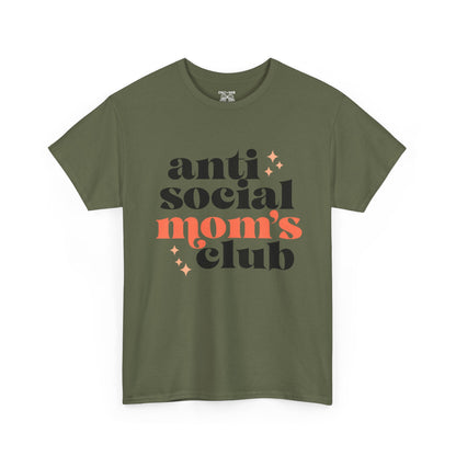 Anti-Social Moms Club Tee - Trendy Unisex Heavy Cotton Shirt for Moms, Perfect Gift for Mother's Day, Casual Wear, Funny Mom Shirt, [...]