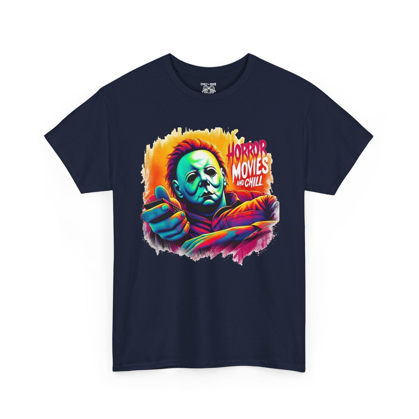 Horror Movie Tee, Halloween Apparel, Retro Graphic Shirt, Unisex Cotton Top, Movie Night Outfit, Scary Film Clothing