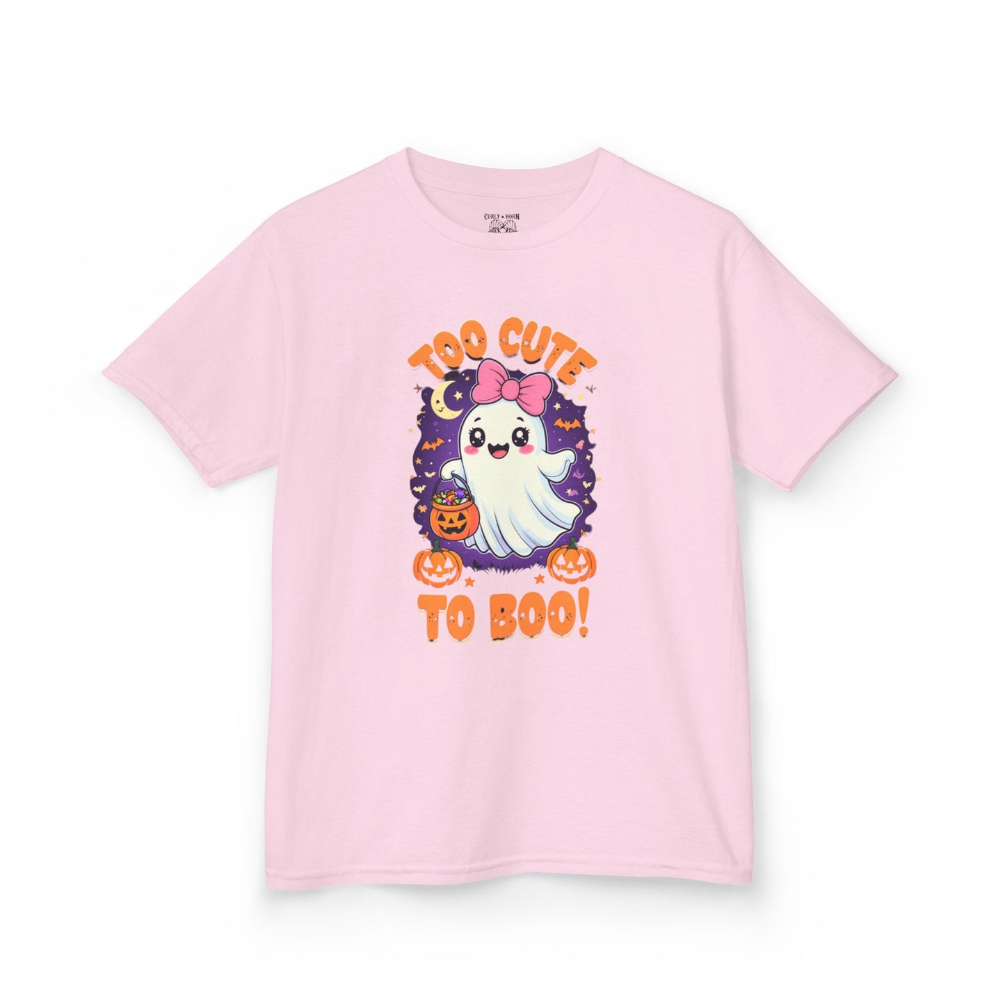 Kids Halloween Ghost Tee, Cute Ghost Kids Shirt, Boo T-Shirt, Halloween Costume Top, Spooky Kids Clothing