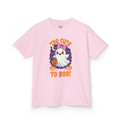 Kids Halloween Ghost Tee, Cute Ghost Kids Shirt, Boo T-Shirt, Halloween Costume Top, Spooky Kids Clothing