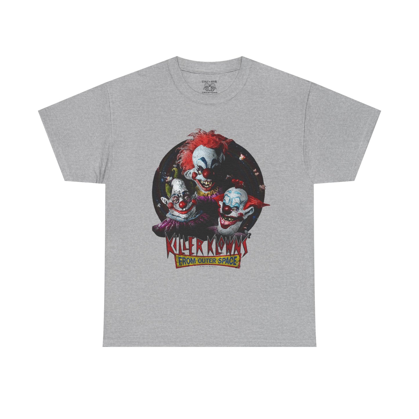 Creepy Clown Graphic Tee, Halloween Shirt, Horror Fan Gift, Unisex Spooky Clothing, Scary Movie Merch