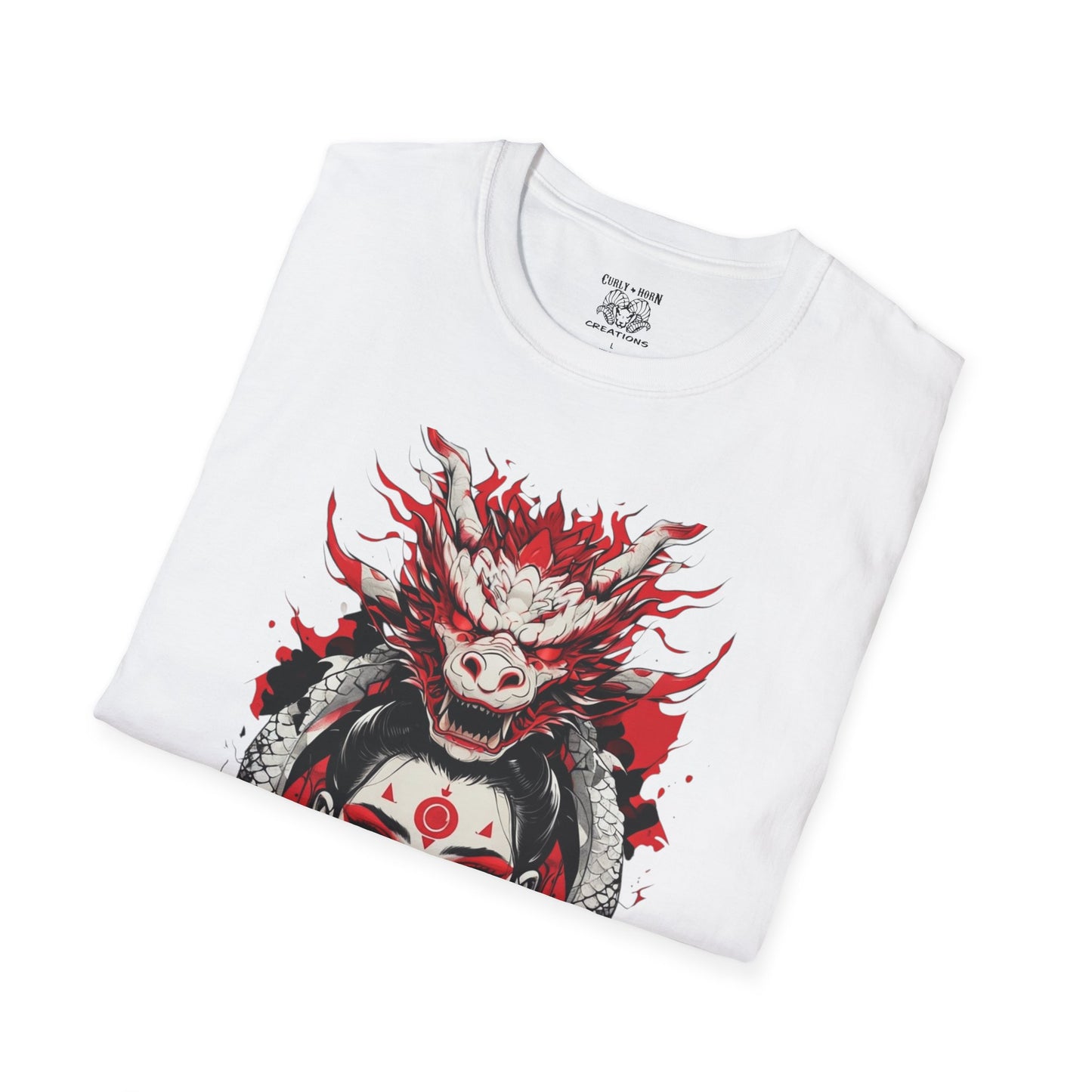 Dragon Goddess Graphic Tee | Empowering Unisex T-Shirt, Art Tee, Casual Wear, Festival Shirt, Bohemian Style Top