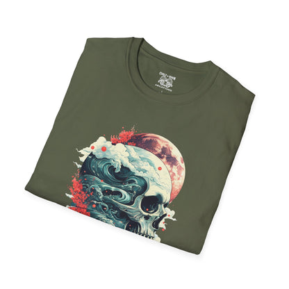 Gothic Skull Graphic T-Shirt, Casual Tee, Unisex Apparel, Streetwear, Halloween Clothing, Unique Gift