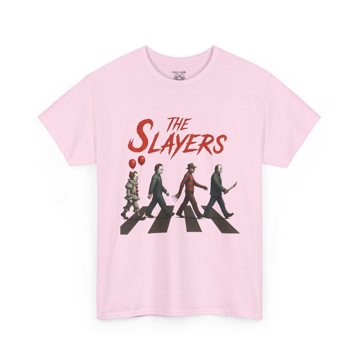 The Slayers Unisex Heavy Cotton Tee - Retro Band Style, Perfect for Music Lovers, Gifts, Concerts, and Casual Wear