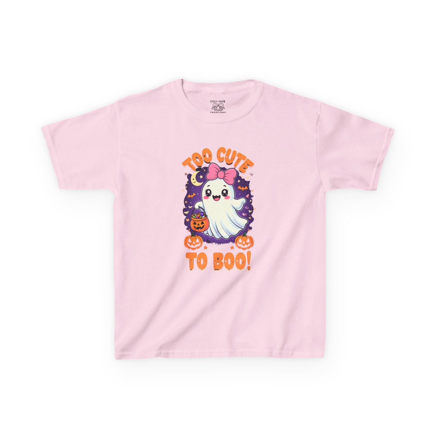 Kids Halloween Ghost Tee, Cute Ghost Kids Shirt, Boo T-Shirt, Halloween Costume Top, Spooky Kids Clothing