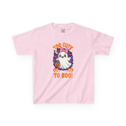 Kids Halloween Ghost Tee, Cute Ghost Kids Shirt, Boo T-Shirt, Halloween Costume Top, Spooky Kids Clothing