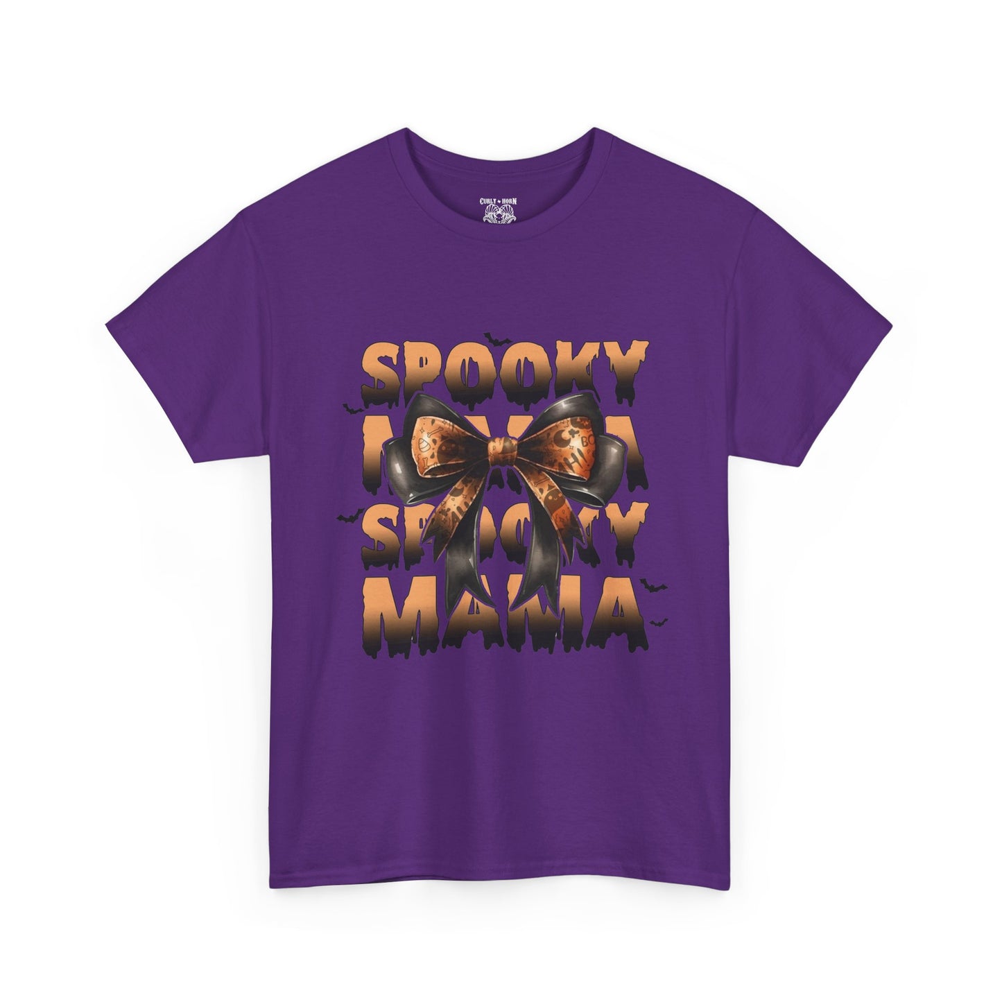 Spooky Season Unisex Heavy Cotton Tee, Halloween Shirt, Ghost Graphic Tee, Fall Fashion, Haunted House Tee