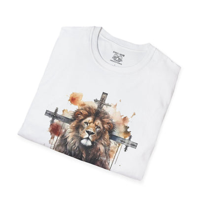 Faith-Inspired Lion Graphic Tee for Men and Women, Christian Apparel, Inspirational Fashion, Gift for Believers, Church Events
