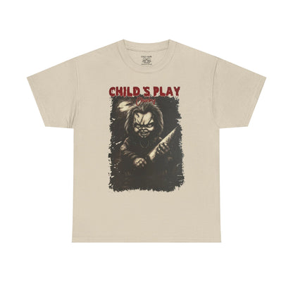 Child's Play Horror Tee, Unisex Cotton T-Shirt, Retro Movie Tee, Chucky Lover Gift, Halloween Costume Shirt, Horror Fan Apparel