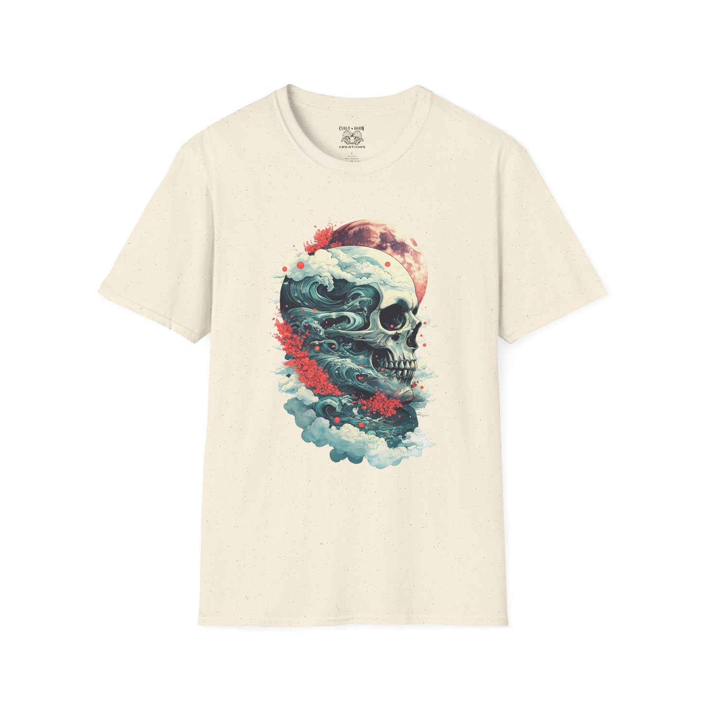 Gothic Skull Graphic T-Shirt, Casual Tee, Unisex Apparel, Streetwear, Halloween Clothing, Unique Gift