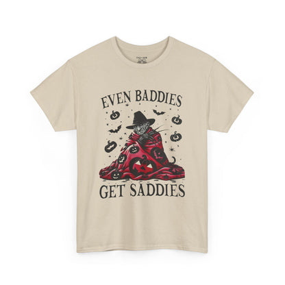Spooky Halloween Tee, Fall Festival Shirt, Unisex Cotton T-Shirt, Pumpkin Vibes, Gift for Baddies, Halloween Costume Top