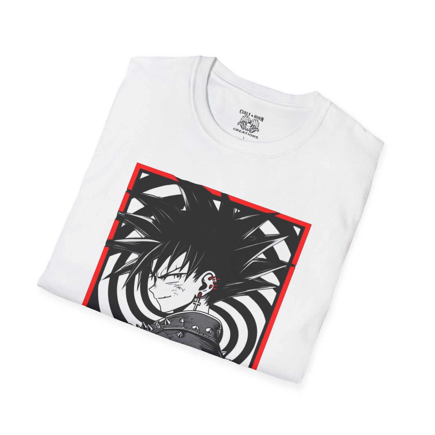Retro Anime Graphic T-Shirt, Unisex Tee for Fans, Casual Wear, Gift for Birthdays, Streetwear, Collector's Item