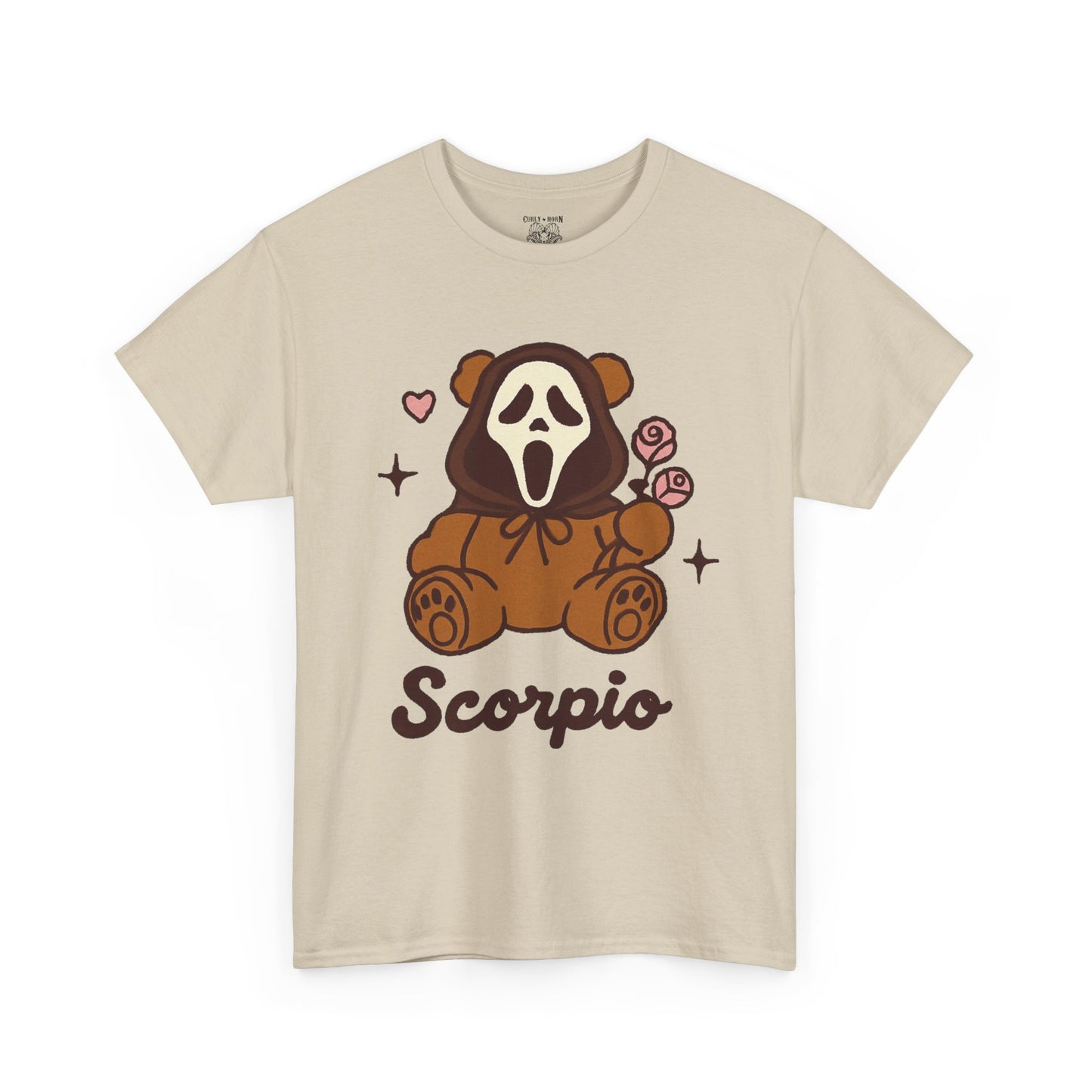 Scorpio Ghost Bear T-Shirt | Unisex Heavy Cotton Tee, Cute Gift for Scorpio, Halloween Shirt, Casual Wear, Graphic Tee, Unique [...]