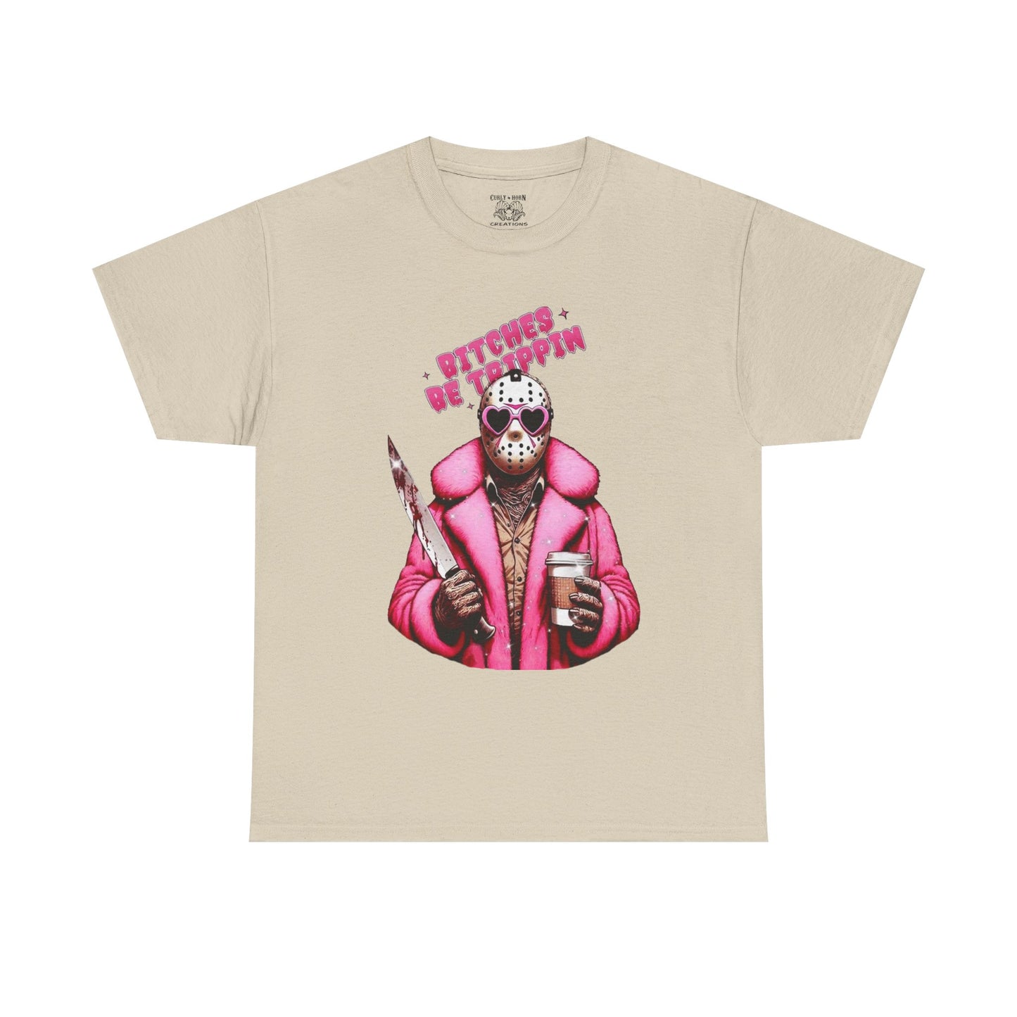 Retro Horror Graphic Tee, Unisex Cotton T-Shirt, Fun and Quirky Outfit, Halloween Costume Idea, Casual Wear for Horror Fans