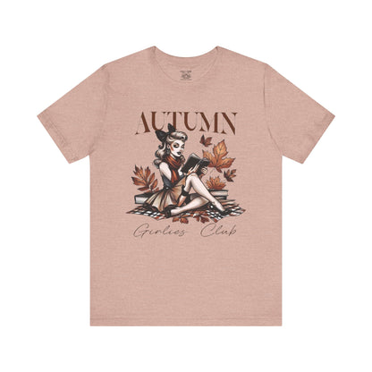 Autumn Girls Club Tee, Cozy Fall Fashion, Graphic T-Shirt