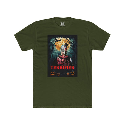 Terrifier Unisex Cotton Crew Tee, Horror Movie T-Shirt, Halloween Apparel, Graphic Tee for Fans, Spooky Gift Idea