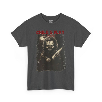 Child's Play Horror Tee, Unisex Cotton T-Shirt, Retro Movie Tee, Chucky Lover Gift, Halloween Costume Shirt, Horror Fan Apparel