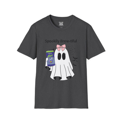 Spookily Brew-tiful Ghost T-Shirt
