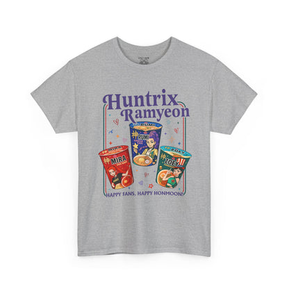 Huntrix Demon Hunter Unisex Heavy Cotton Tee, Fun Casual Wear, Perfect for Food Lovers, Gift for Friends, Anime Lovers Tee