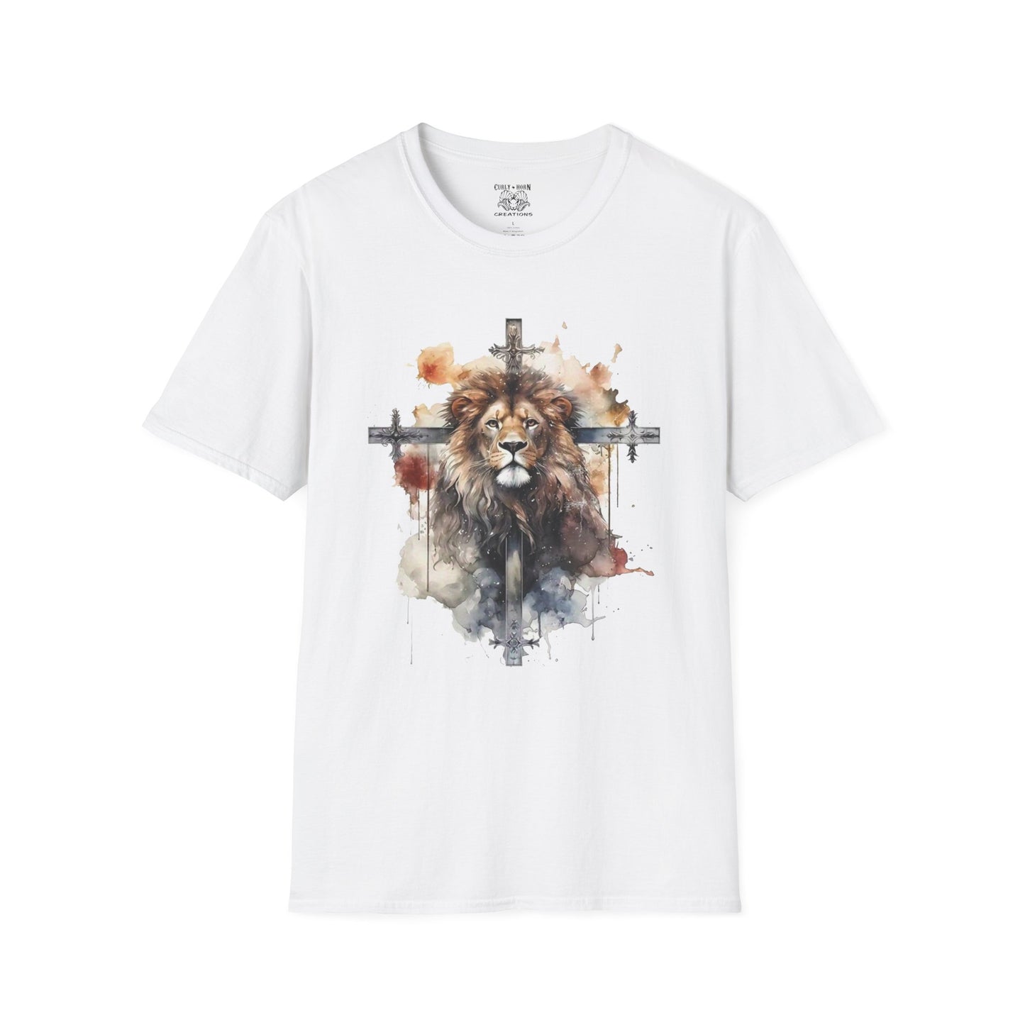 Faith-Inspired Lion Graphic Tee for Men and Women, Christian Apparel, Inspirational Fashion, Gift for Believers, Church Events
