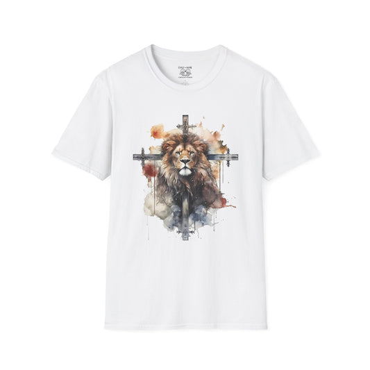 Faith-Inspired Lion Graphic Tee for Men and Women, Christian Apparel, Inspirational Fashion, Gift for Believers, Church Events